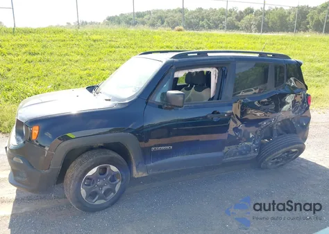 2017 Jeep Renegade Sport 4X4 from USA, damaged, VIN ZACCJBABXHPG35299